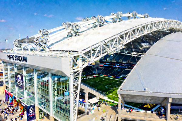 2026世界杯休斯顿NRG体育场，可开合屋顶设计